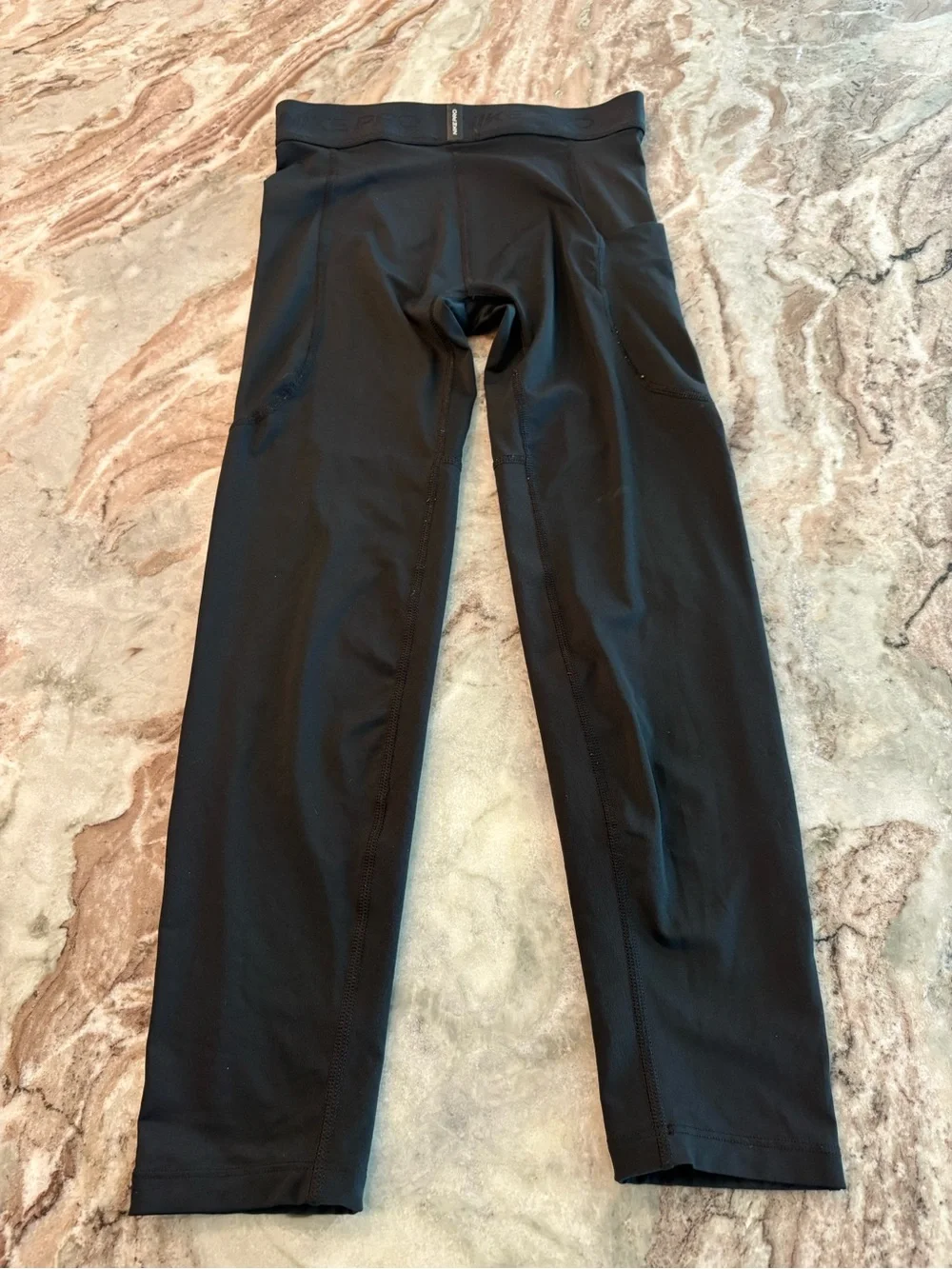 Nike Pro Dri-Fit Big Kids Boys Tight Fit Tights Compression Football Large